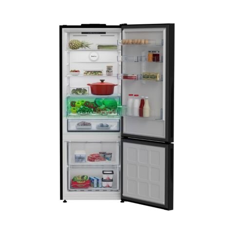Beko 670475 IESC AI Siyah Cam Yapay Zeka Teknolojili No Frost Buzdolabı