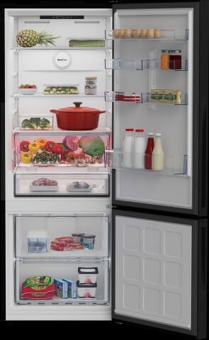 Beko 670475 IESC AI Siyah Cam Yapay Zeka Teknolojili No Frost Buzdolabı