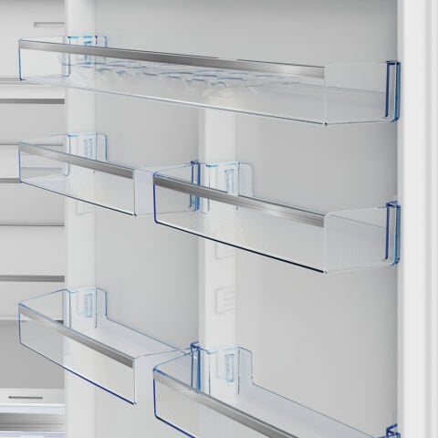 Beko 678551 EBC AI Fit Beyaz Cam Yapay Zeka Teknolojili No Frost Buzdolabı