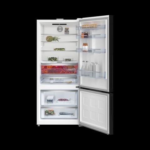 Beko 678551 EBC AI Fit Beyaz Cam Yapay Zeka Teknolojili No Frost Buzdolabı