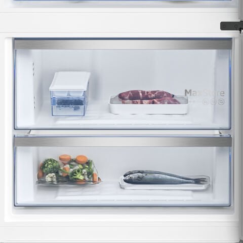 Beko 678551 EBC AI Fit Beyaz Cam Yapay Zeka Teknolojili No Frost Buzdolabı