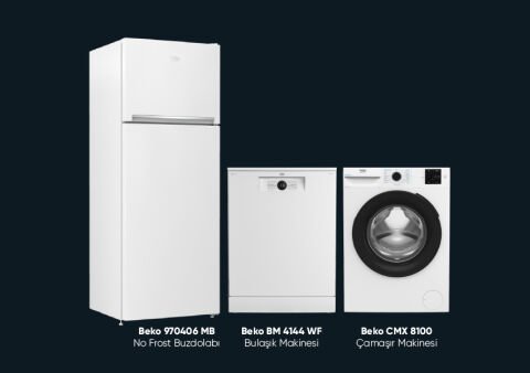 Beko (970406 MB + BM 4144 WF + CMX 8100) Çeyiz Seti