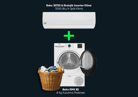Beko (30725 A 7.000 Btu + KMX 82) İkili Avantajlı Set