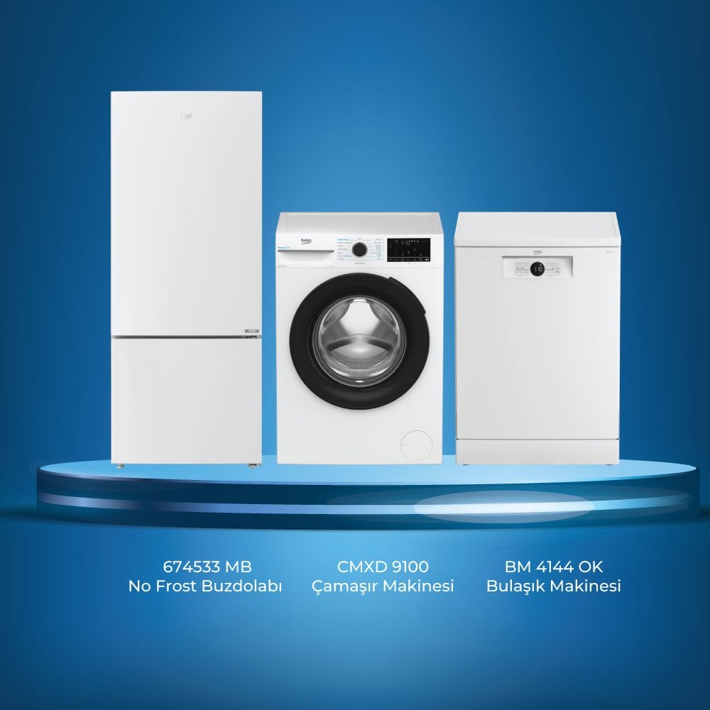 Beko 3'lü Beyaz Eşya Çeyiz Seti - 4