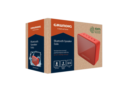 Grundig Solo BT Hoparlör Kırmızı