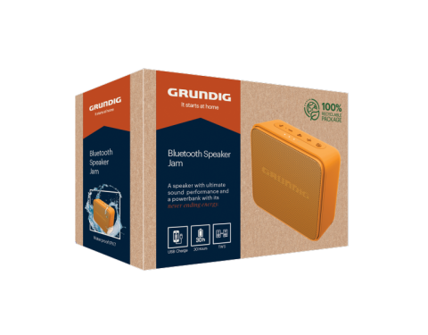 Grundig JAM BT Hoparlör Turuncu